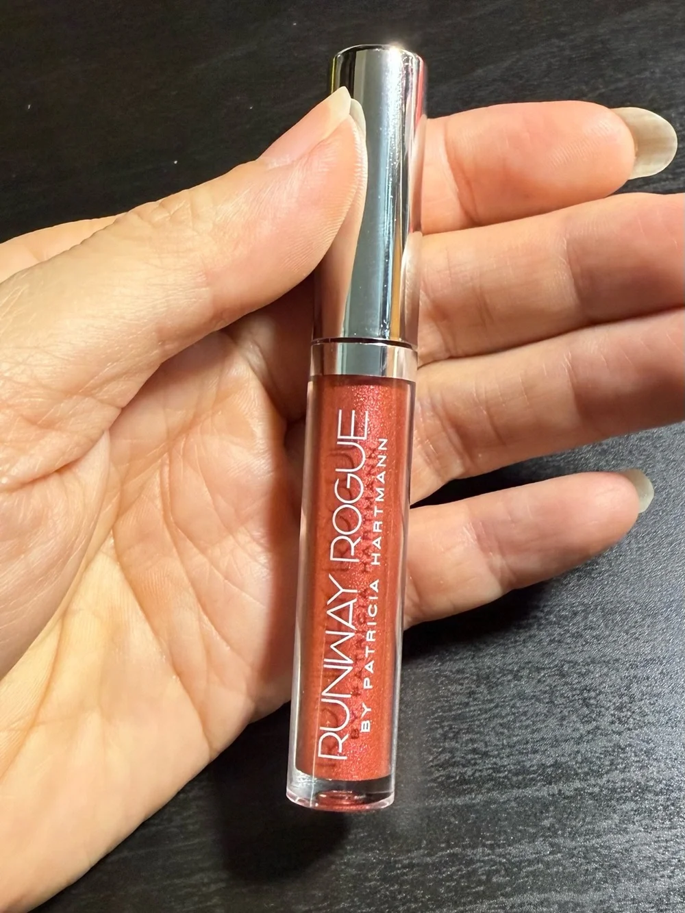 Runway Rogue Pearl Glam Liquid Lipstick by Patricia Hartmann — Day Rate